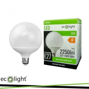 Lampada Led Globo 25w E27 Luce Natura 2250 Lumen